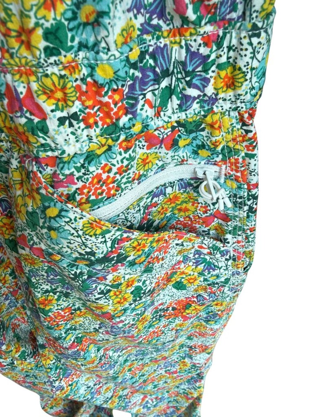Duluth Trading Floral Utility Coverall XS Multi Ditsy Garden Floral Jumpsuit - Picture 4 of 7